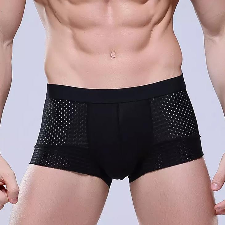 Hollow Breathable Boxer Shorts for Men
