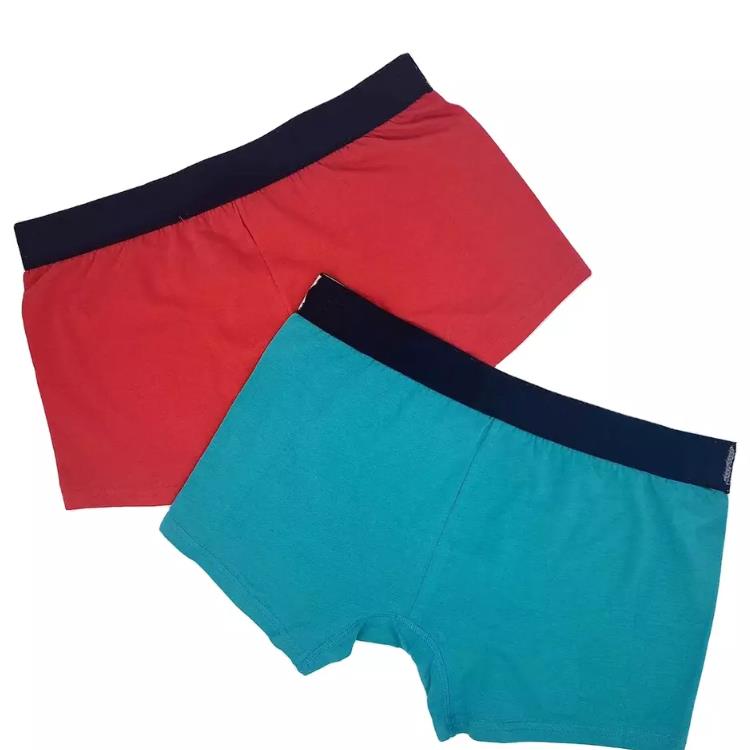 Pure Color Cotton Stretch Man Boxer Shorts