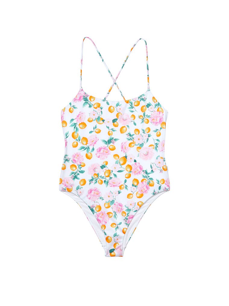 Colorful Printed Smooth Swimsuit