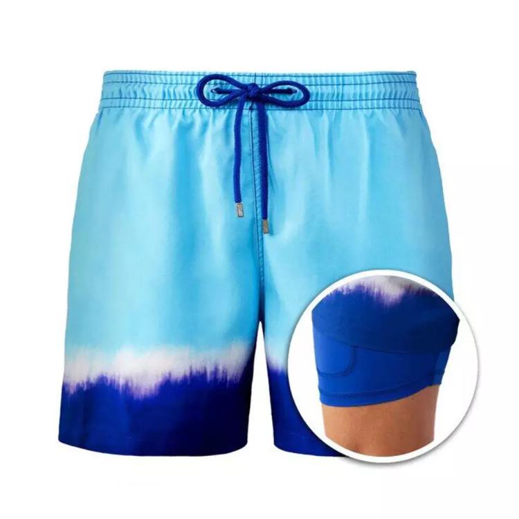 Side Printed Swim Short